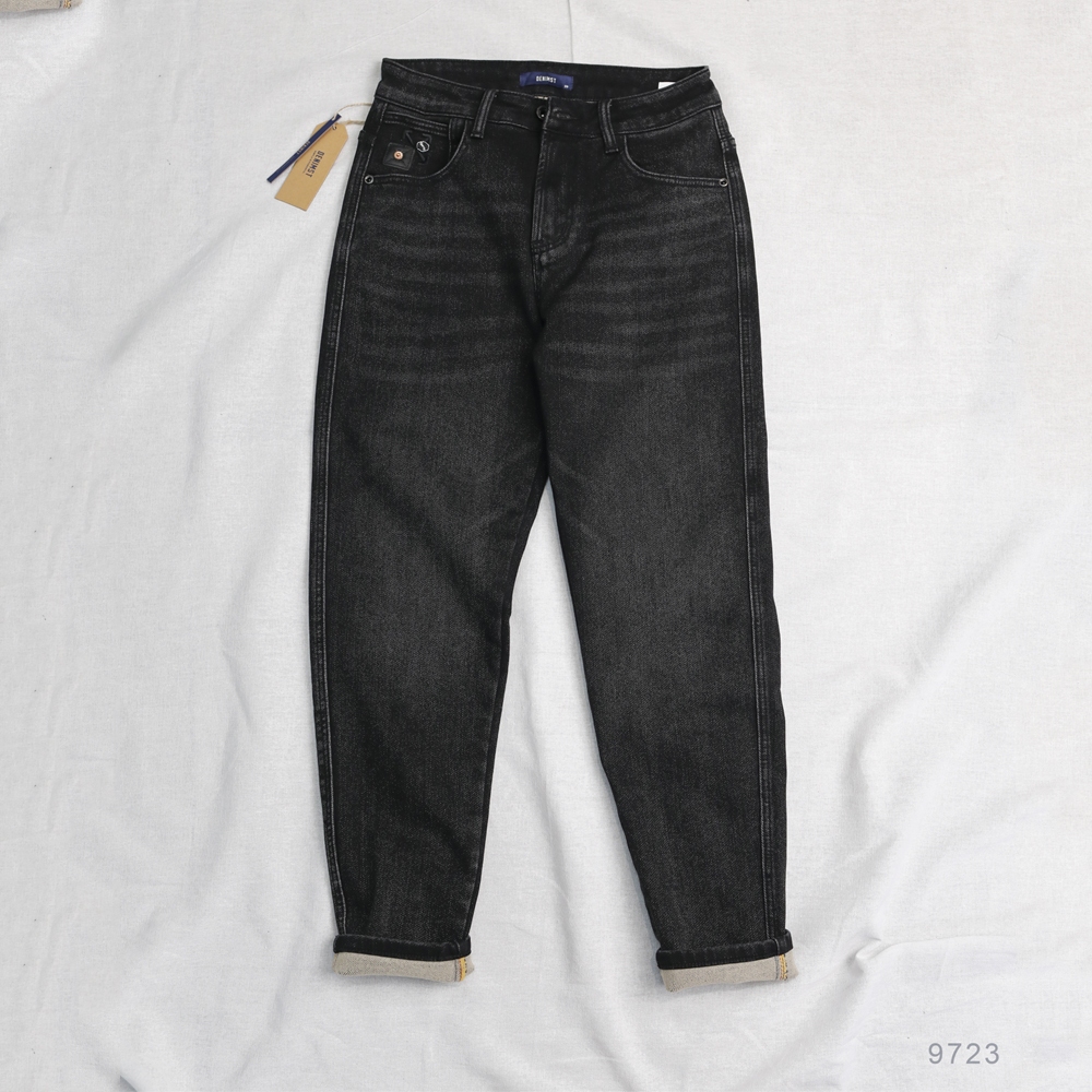 Quần jean nam slimfit TOMAR9723 - Xám đen