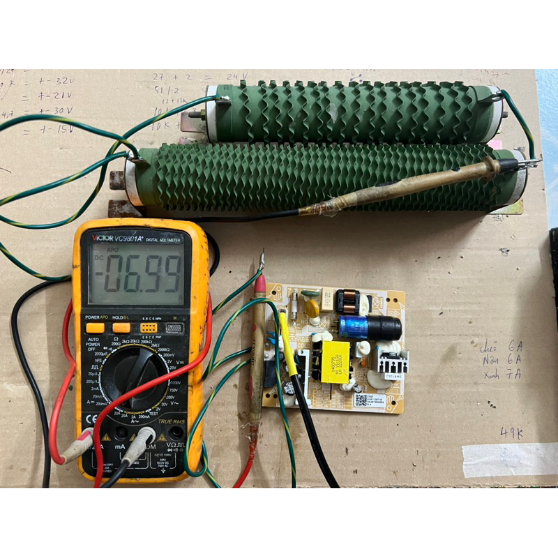 MẠCH NGUỒN 220V. 18V 7A