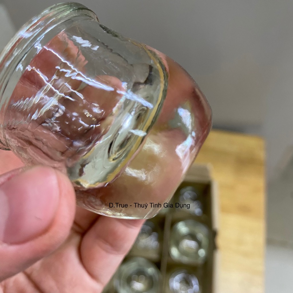 Hộp 12 Ly Bầu Nhí Thủy Tinh 15ML