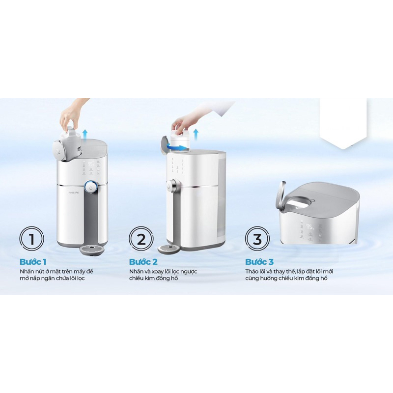 Lõi lọc RO All-in-one Philips ADD550 - Dành cho dòng máy lọc nước để bàn Phiips ADD6910 - Hàng chính hãng