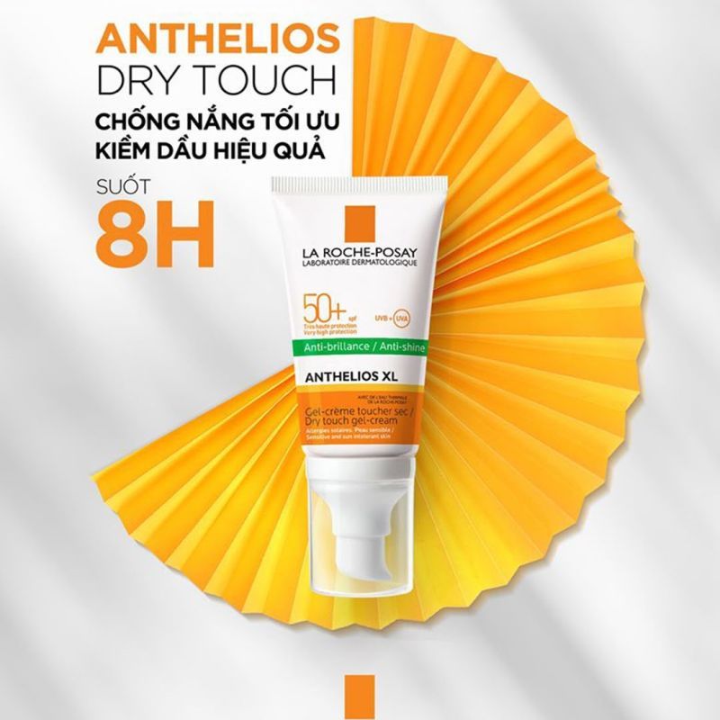 Kem chống nắng cho da dầu LRP anti-brillance/anti-shine 50ml，nhẹ, thoáng khí, không dầu mỡ