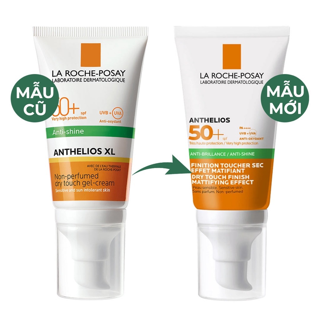 Kem chống nắng cho da dầu LRP anti-brillance/anti-shine 50ml，nhẹ, thoáng khí, không dầu mỡ