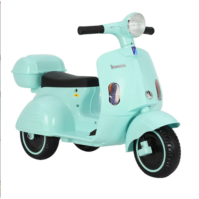 Xe máy vespa cho bé Xe máy điện trẻ em sử dụng chân ga,l