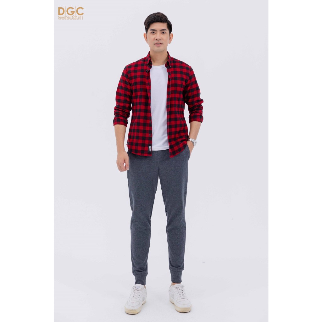 Áo sơ mi Nam dài tay vải cào bông DGCs - SASDBC29M
