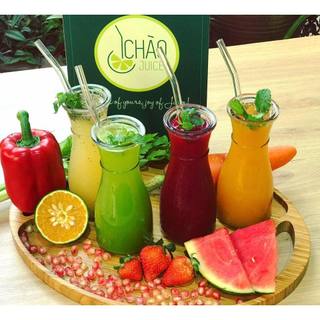 Combo 10 ly thủy tinh sinh tố, nước ép, trà sữa, mojito eo cao 350ml