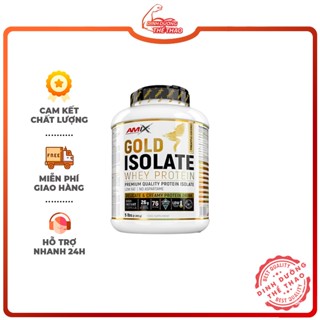 Sữa Hỗ Trợ Tăng Cơ Bắp - AMIX GOLD ISOLATE WHEY PROTEIN 5LBS 2.28Kg - 76 Lần Dùng