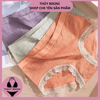 Quần lót nữ cotton thông hơi A2 kháng khuẩn THỦY BIKINI cạp viền 48-65kg