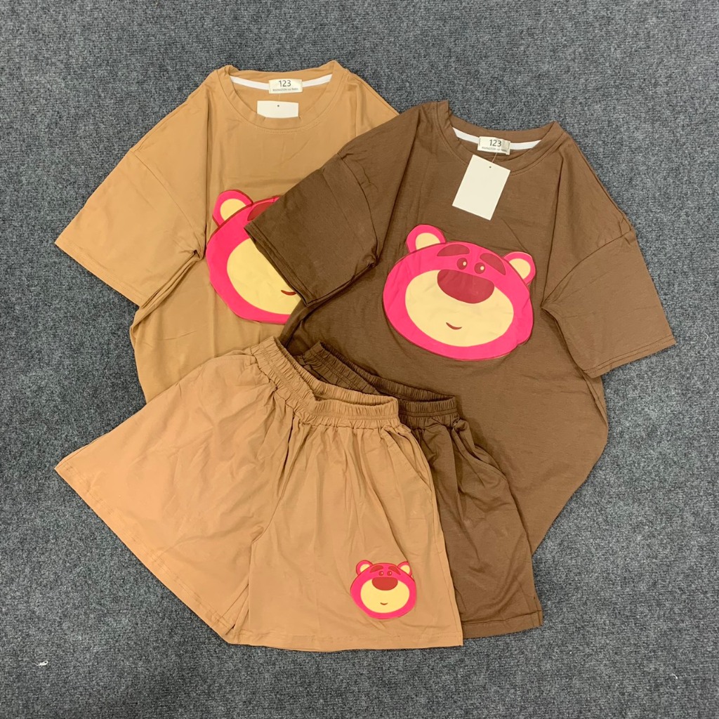 Bộ đùi thun cotton khô 3158 , chất thun cotton khô thấm hút mồ hôi