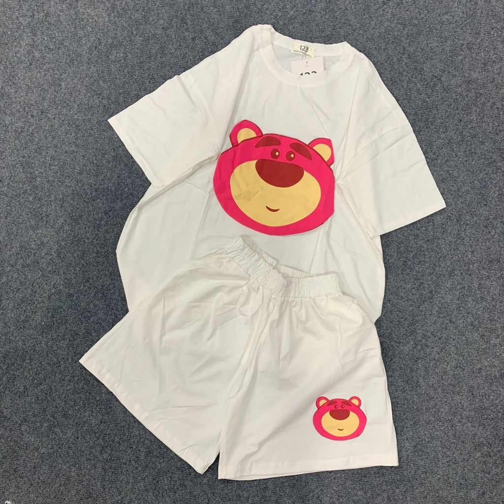 Bộ đùi thun cotton khô 3158 , chất thun cotton khô thấm hút mồ hôi