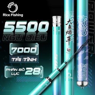  Cần câu đài săn hàng Ngư Điếu 5500 RICEFISHING chuyên săn cá lớn dòng giữ cá tốt CC-28 