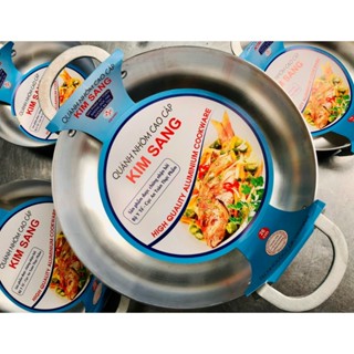 CHẢO NHÔM DÀY ĐÁY BẰNG KIM SANG