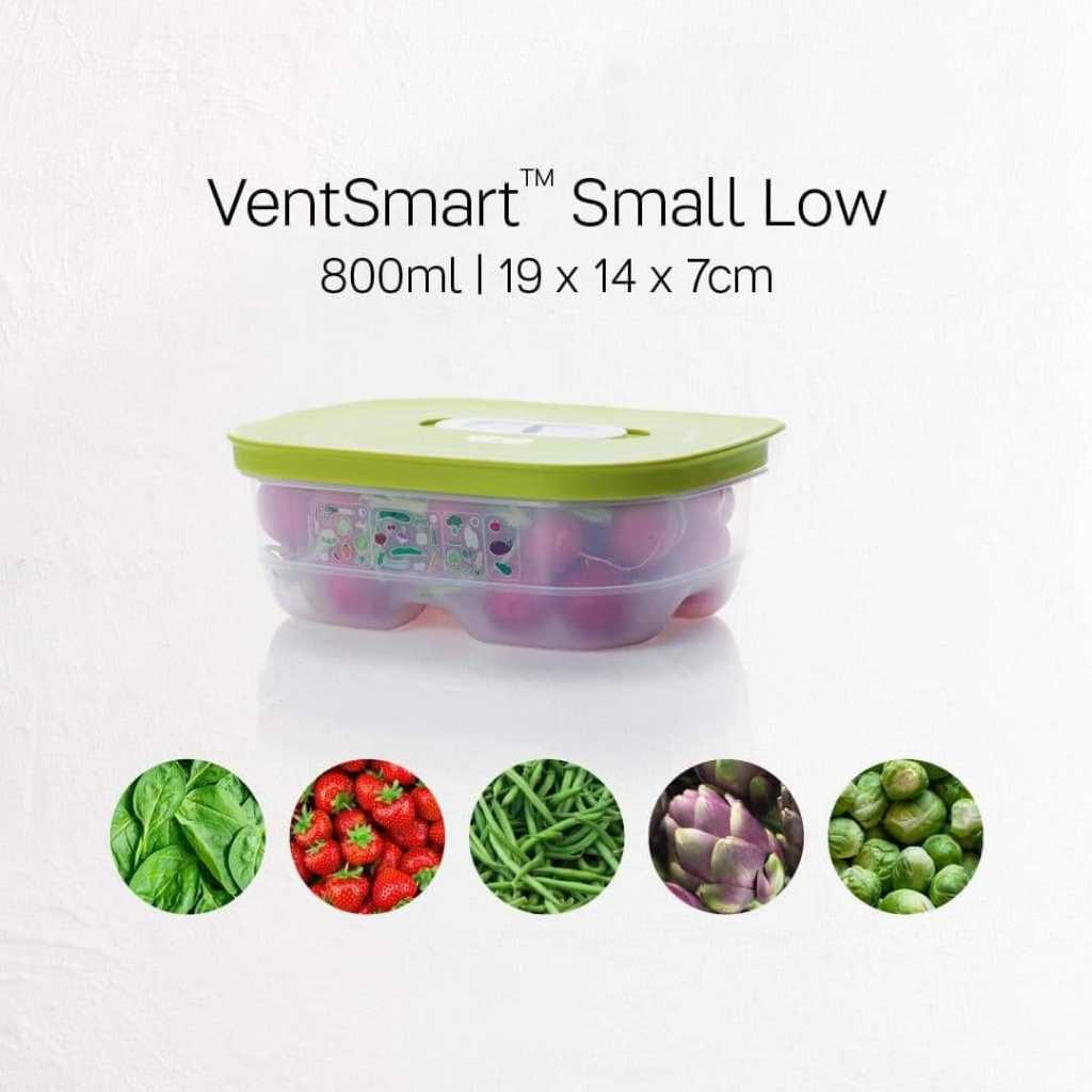 Bộ hộp trữ mát có nút hô hấp Ventsmart Set 9 - Bảo hành trọn đời - Nhựa nguyên sinh PP số 5 an toàn sức khoẻ