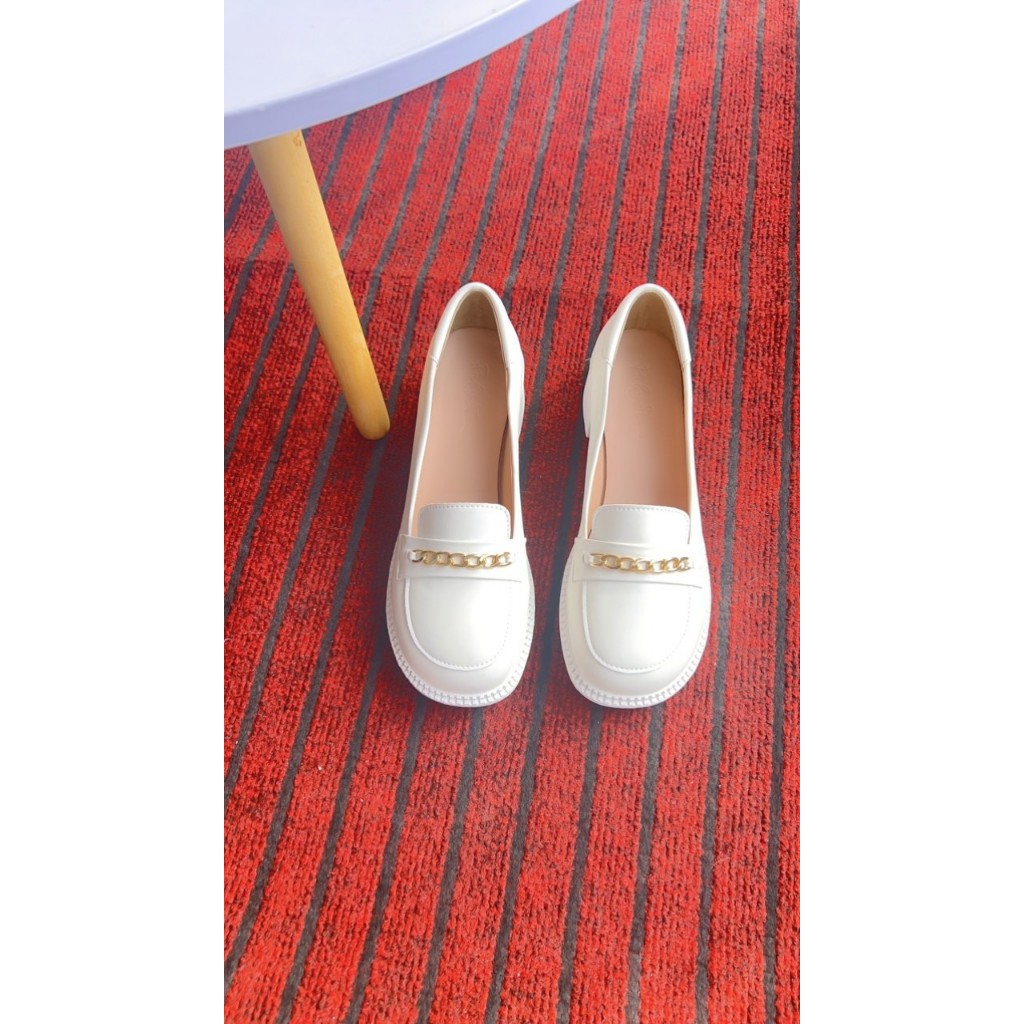 Dép giày xuồng- dép nữ quai xích đế siêu nhẹ cao 5f