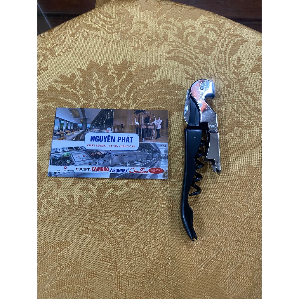 Dụng Cụ Mở Nắp Rượu Vang Đa Năng Thép Không Rỉ - Dụng Cụ Khui Nắp Rượu Vang - Dụng Cụ Pha Chế Thái Bình