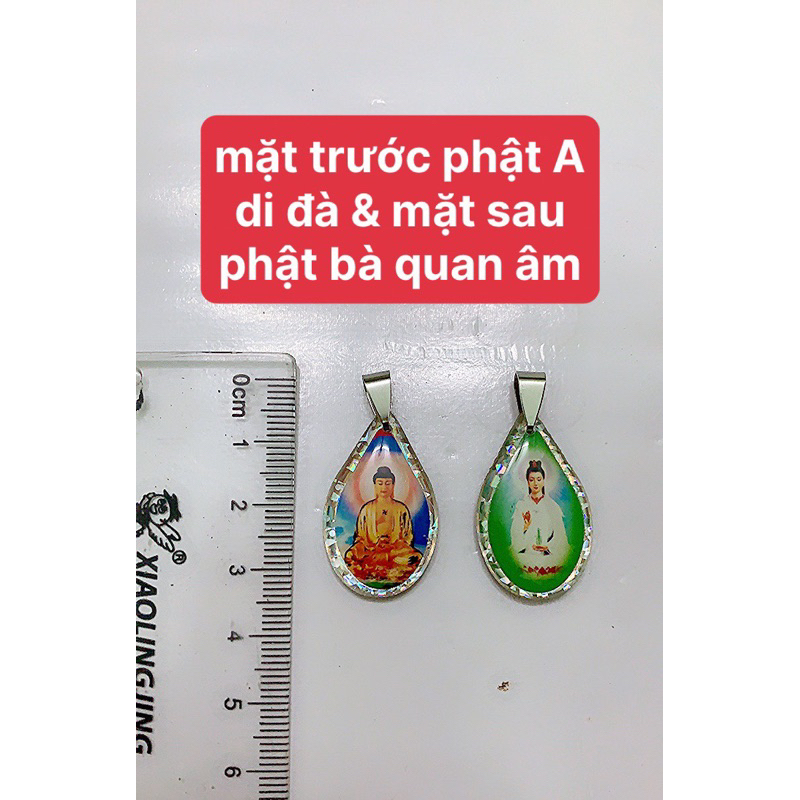 Mặt dây chuyền phật quan âm - a di đà