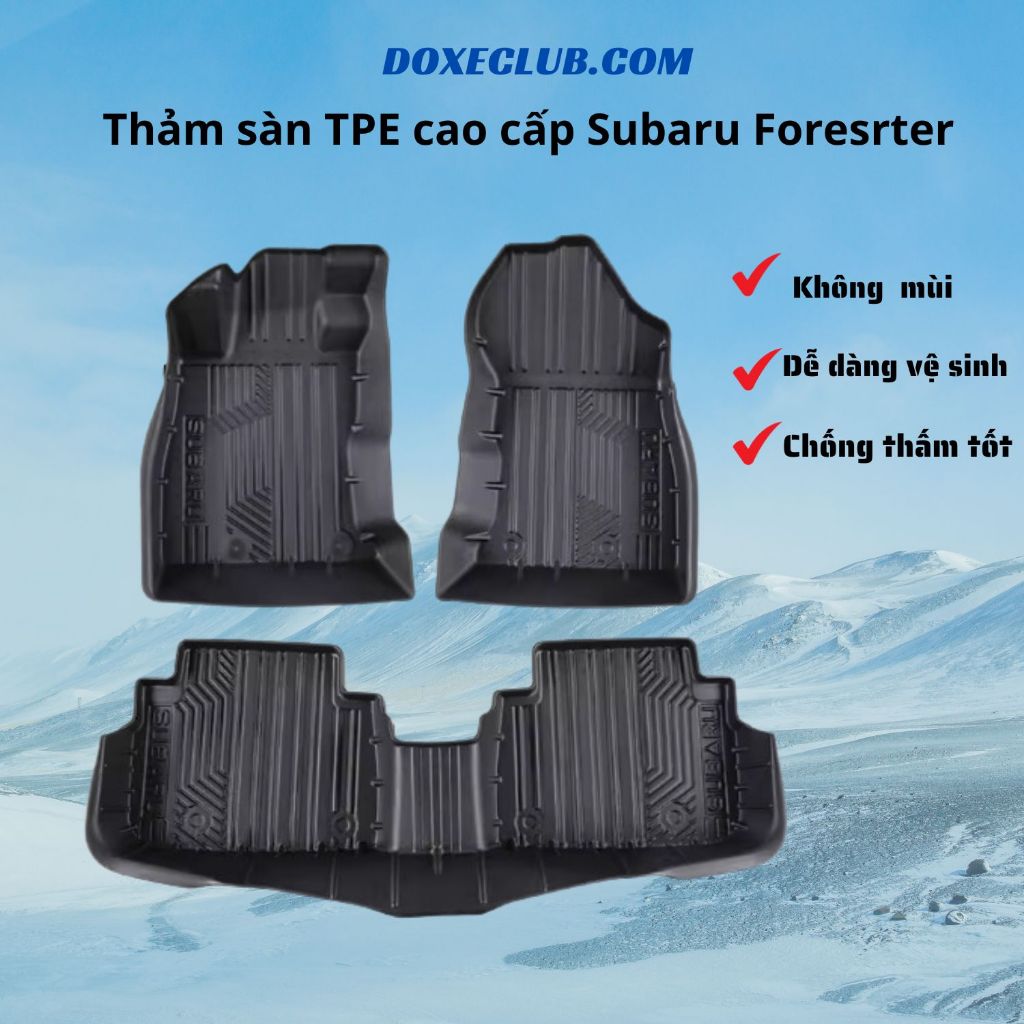 Thảm sàn khuôn đúc cao cấp Subaru Forester 2019-2024