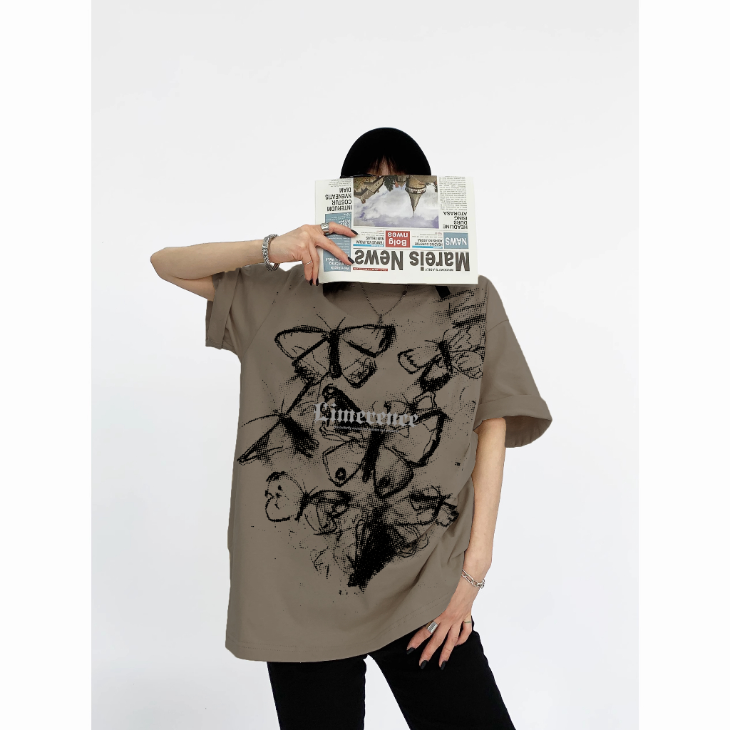 Áo thun form rộng LIMERENCE Basic Tee unisex vải cotton cao cấp co giãn, dày dặn Local Brand