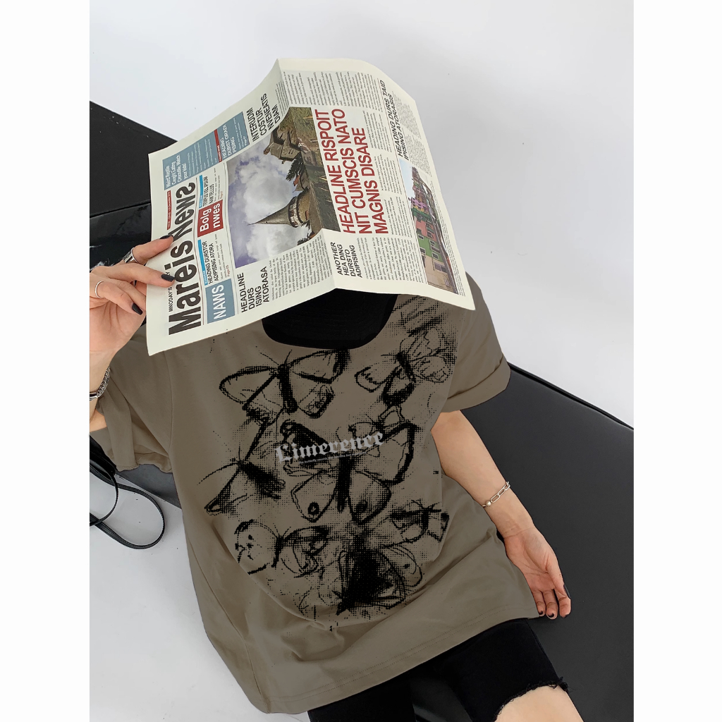 Áo thun form rộng LIMERENCE Basic Tee unisex vải cotton cao cấp co giãn, dày dặn Local Brand