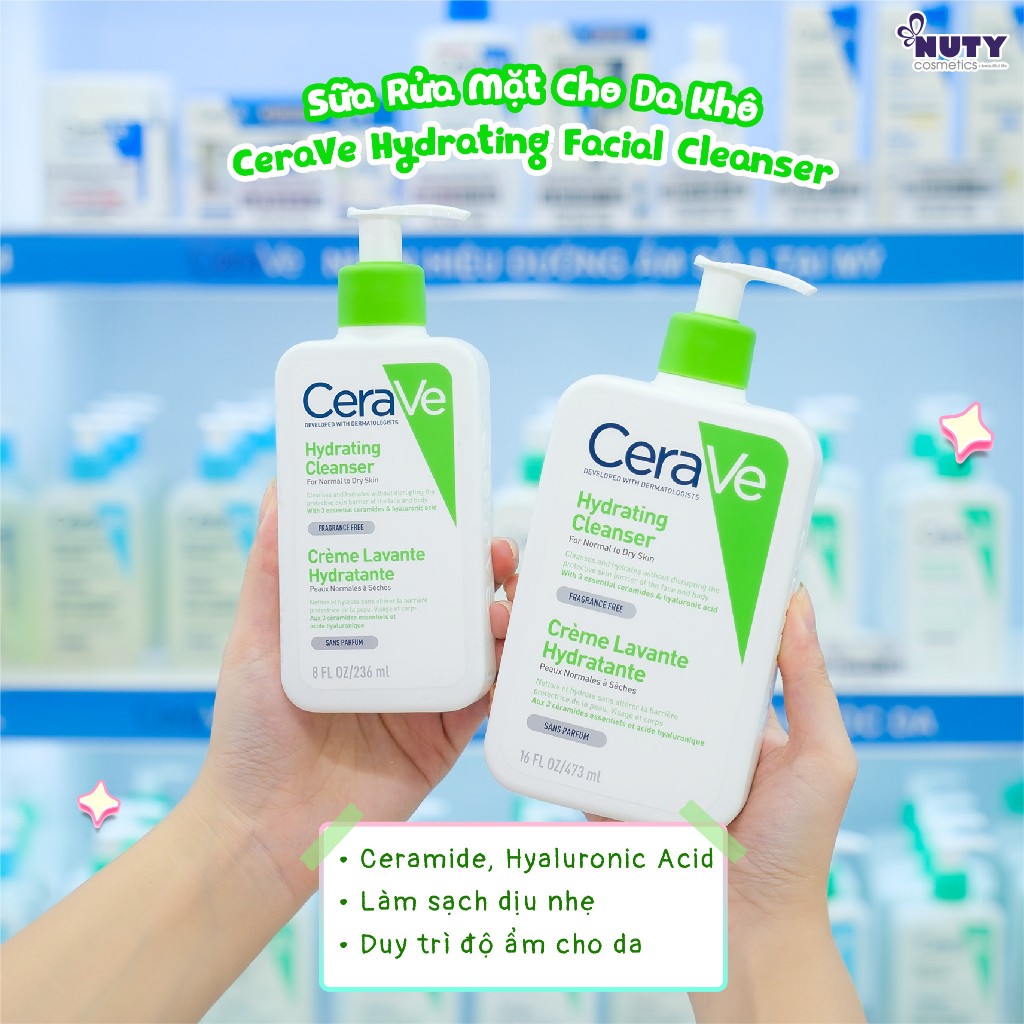 Sữa Rửa Mặt CeraVe Foaming Facial Cleanser