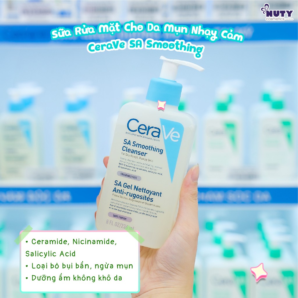 Sữa Rửa Mặt CeraVe Foaming Facial Cleanser