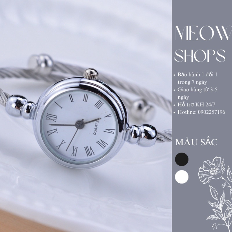 Đồng hồ nữ lắc tay mặt nhỏ KIKO sang trong ôm tay phong cách Hàn Quốc dành cho nữ DH02
