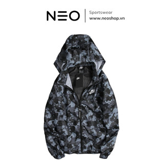 Áo Khoác Thể Thao_Nike Windbreaker Printed Hooded Jacket