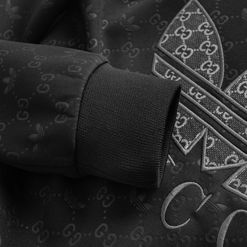 Bộ nỉ bóng ép vân logo thêu viền BND51 sang trọng