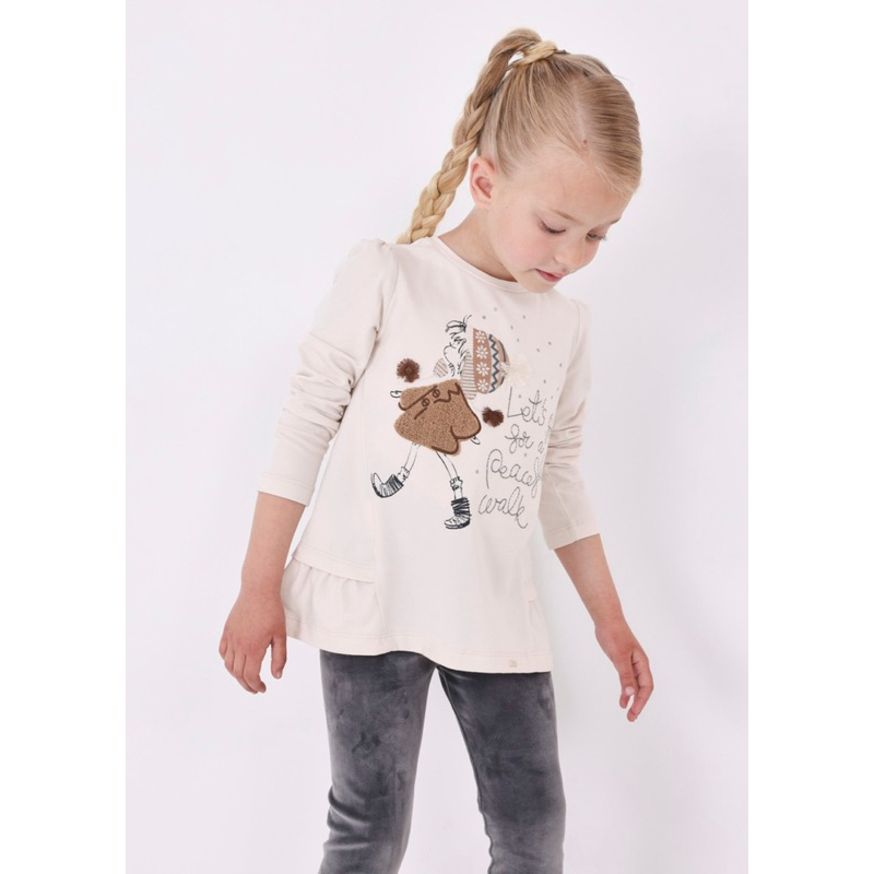 Bộ Mayoral cô gái quần nhung