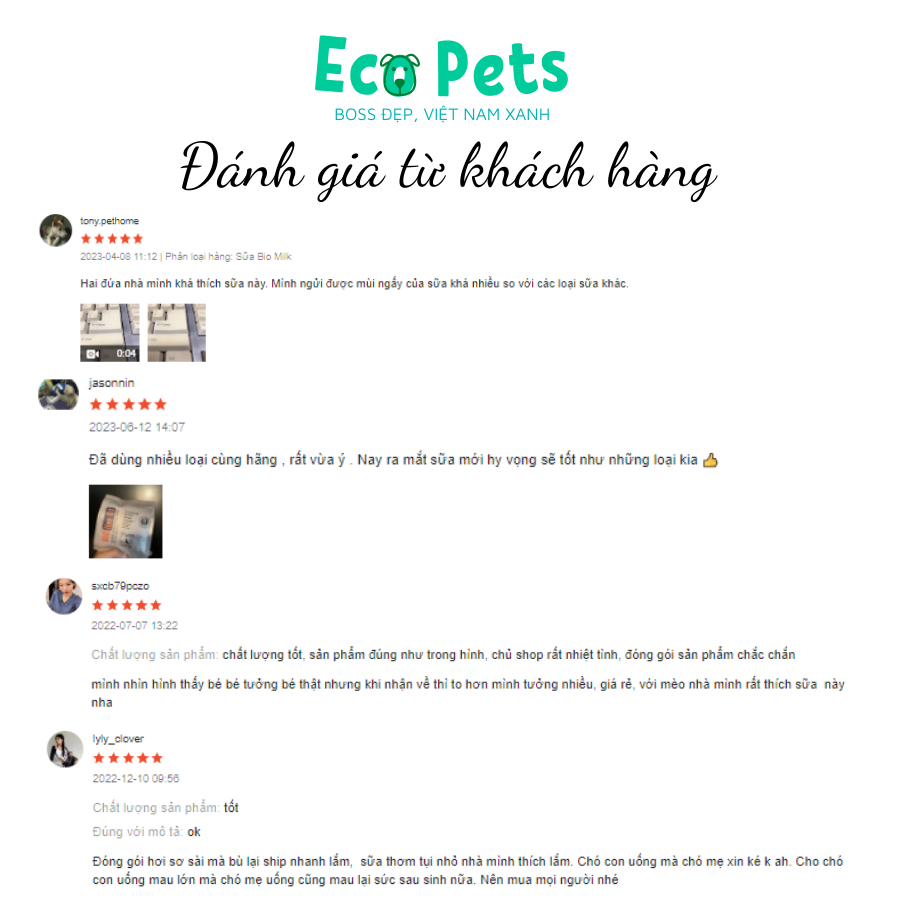 Sữa bột cho chó mèo BIOLINE G1 ECOPETS sữa dê hòa tan cung cấp dinh dưỡng canxi cho mèo con mèo bầu 100GR