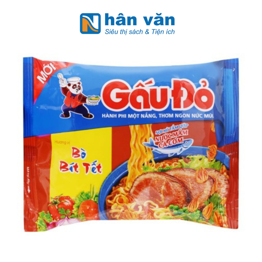 Mì Gấu Đỏ Bò Bít Tết 64g