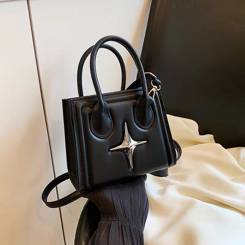 Túi Xách Nữ Túi Đeo Chéo 2 Quai Cầm Tay Phối Ngôi Sao Phong Cách Hàn Quốc QG Store