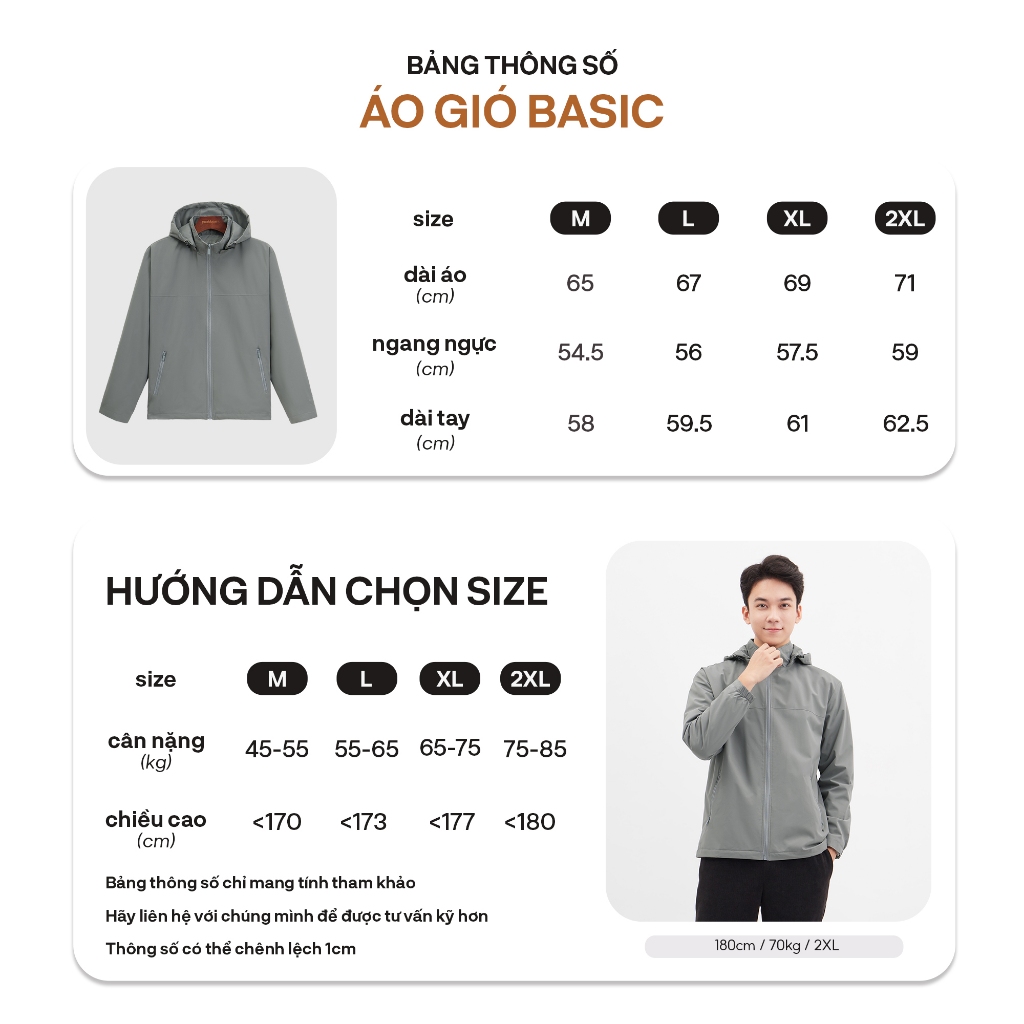 Áo Khoác Gió Basic Chống Nước Ver2 PATTERN PK008