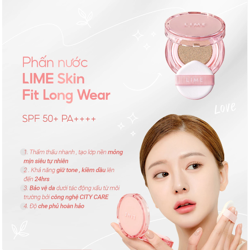 Phấn Nước Lime V Collagen Ample Cushion 20g