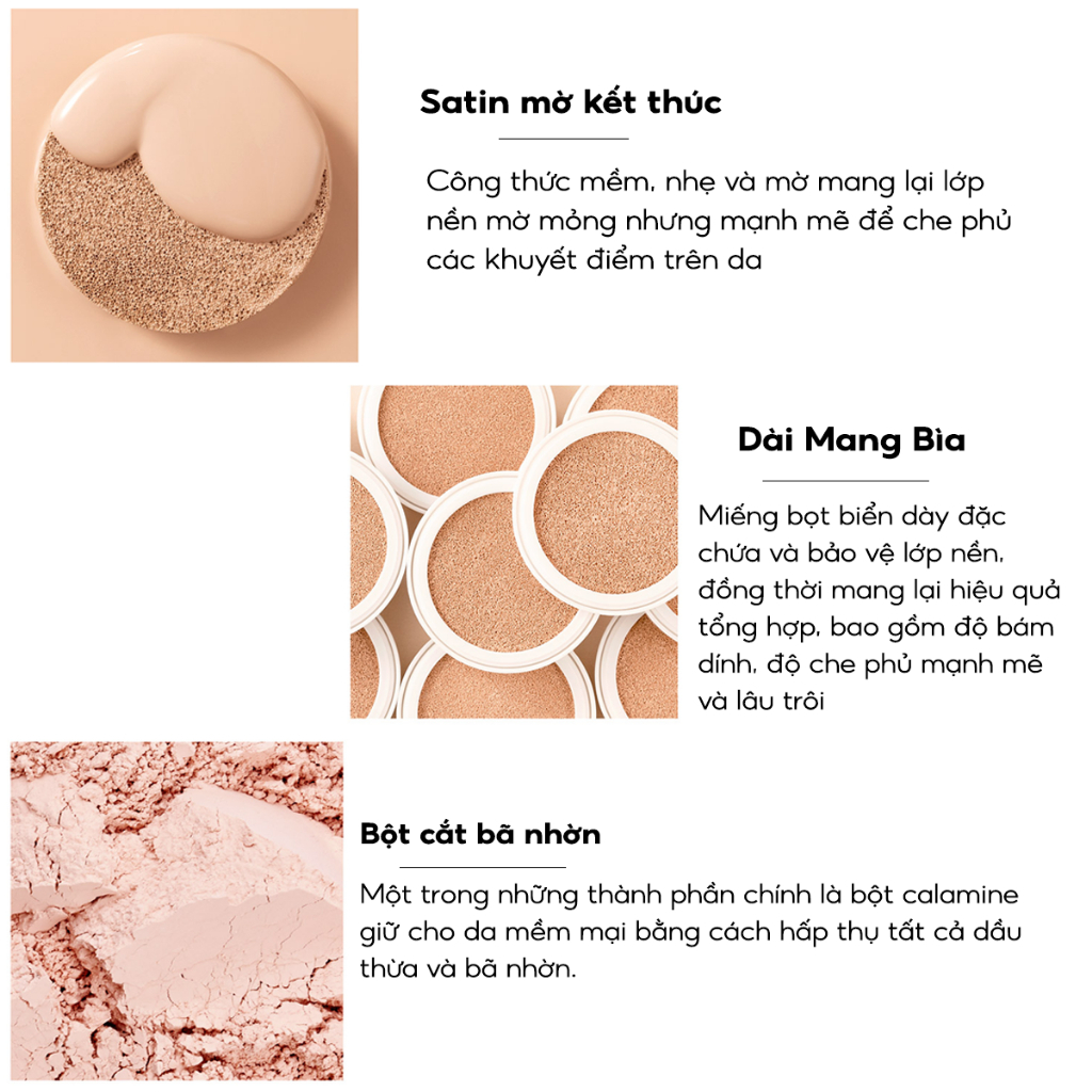 Phấn Nước Lime V Collagen Ample Cushion 20g