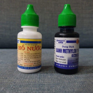 Dung dịch Xanh methylen 1% và hồ nước sát khuẩn