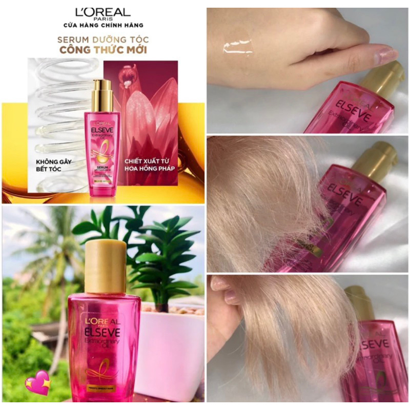 Dầu dưỡng tóc Loreal chai 100ml và chai 30ml