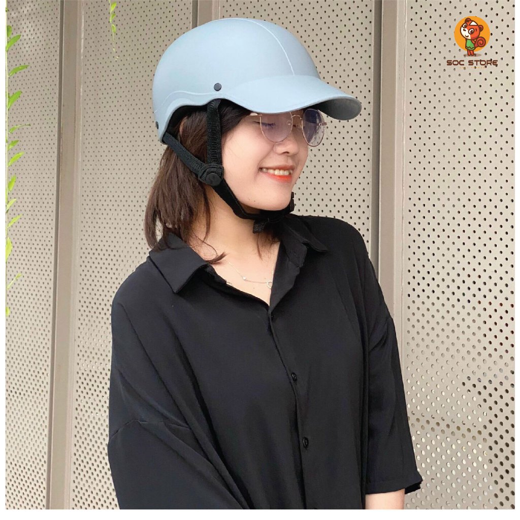 Mũ bảo hiểm Lưỡi Trai Napoli thời trang cao cấp chính hãng Sóc Store Vietnam