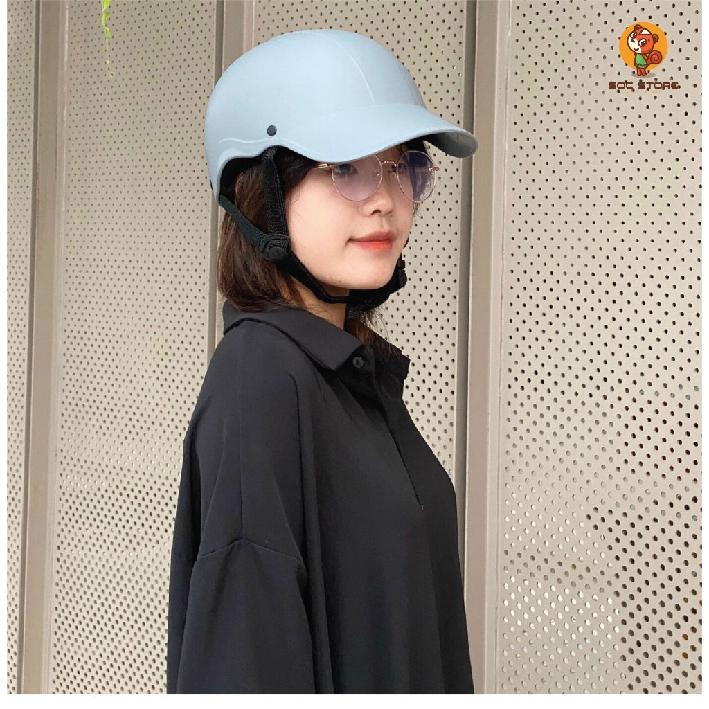 Mũ bảo hiểm Lưỡi Trai Napoli thời trang cao cấp chính hãng Sóc Store Vietnam