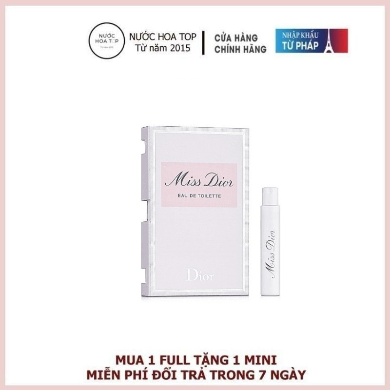 Nước hoa Dior, Nước hoa vial Miss Dior Blooming Bouquet EDP 2ml