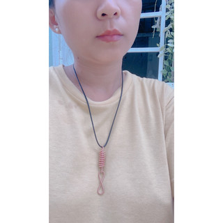 Dây chuyền đồng đỏ Tensor ring vô cực