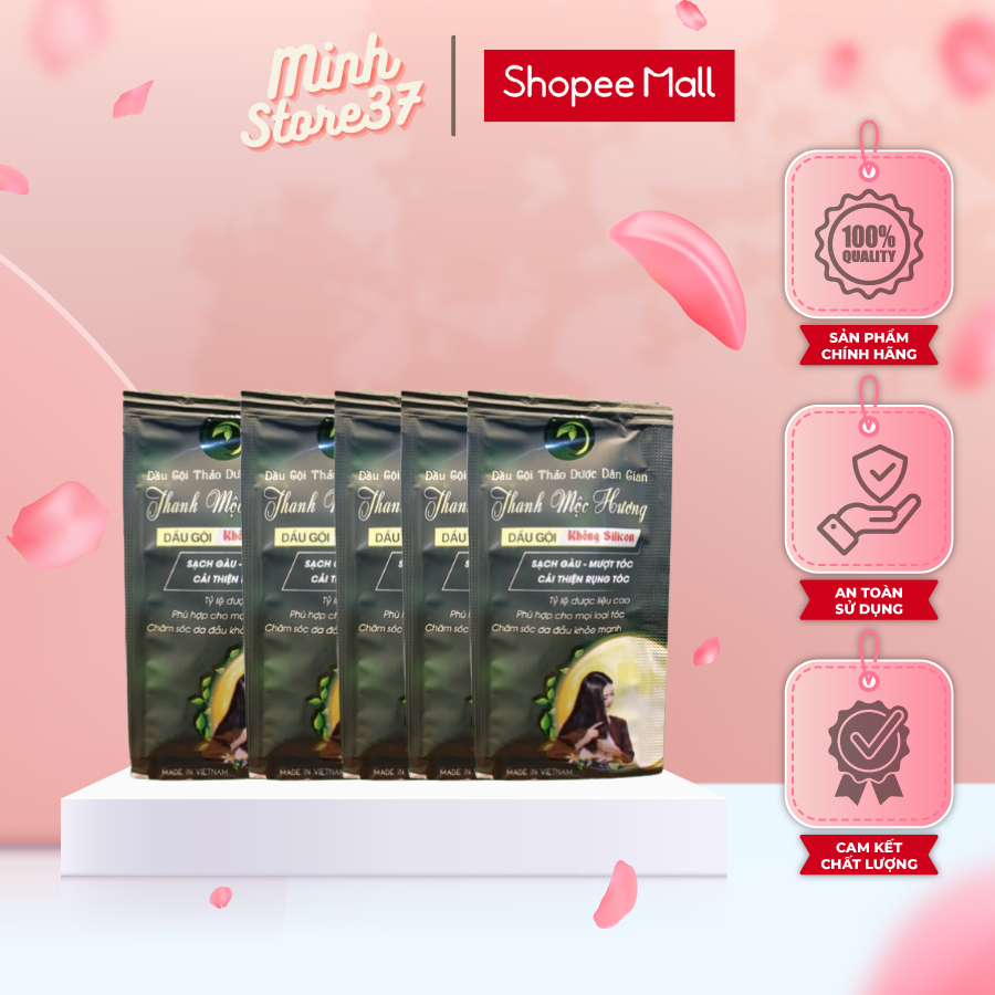 Combo 5 Gói Dầu Gội Thảo Dược THANH MỘC HƯƠNG 7.8ml