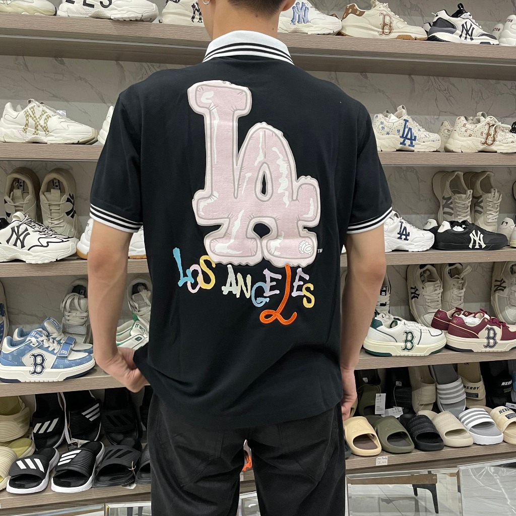 Áo New Era - Polo La Nhảy Nhót - Black - Code: 13280341