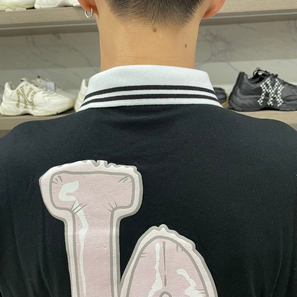 Áo New Era - Polo La Nhảy Nhót - Black - Code: 13280341