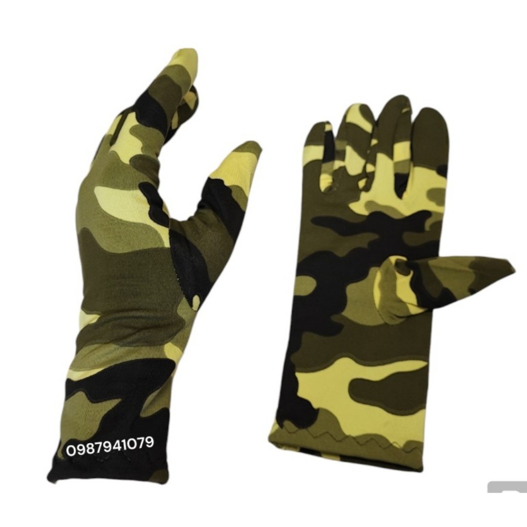 Găng tay màu lính, găng tay rằn ri