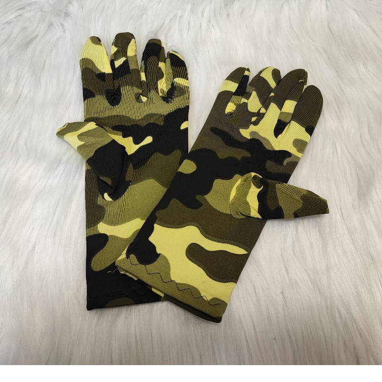 Găng tay màu lính, găng tay rằn ri