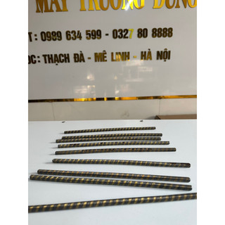 Ty sợi cáp máy đầm thước 2 đầu vuông 6,8mm phi 8mm dài 27cm