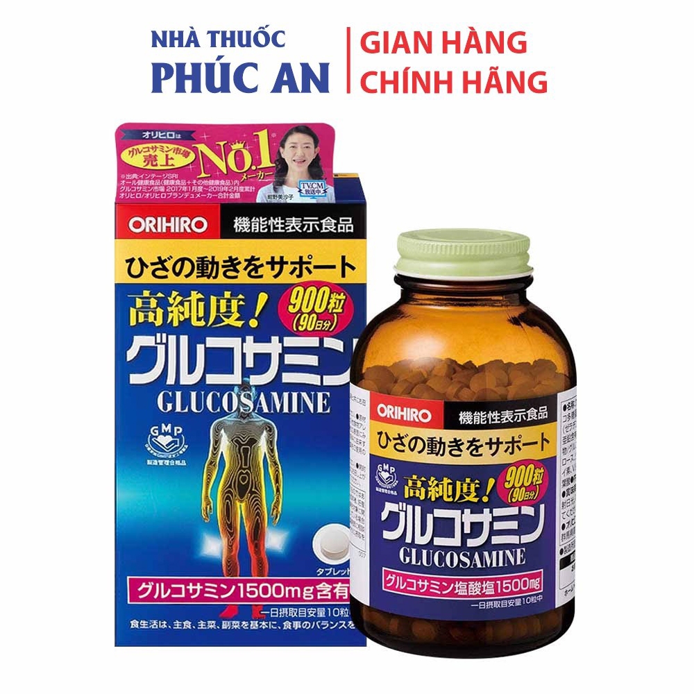 Viên bổ xương khớp Glucosamine ORIHIRO Nhật Bản giảm đau xương khớp 360 - 900 viên