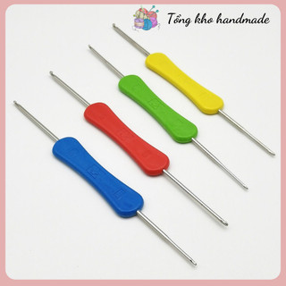 Kim Móc Len 2 Đầu Tay Cầm Nhựa Tiện Lợi