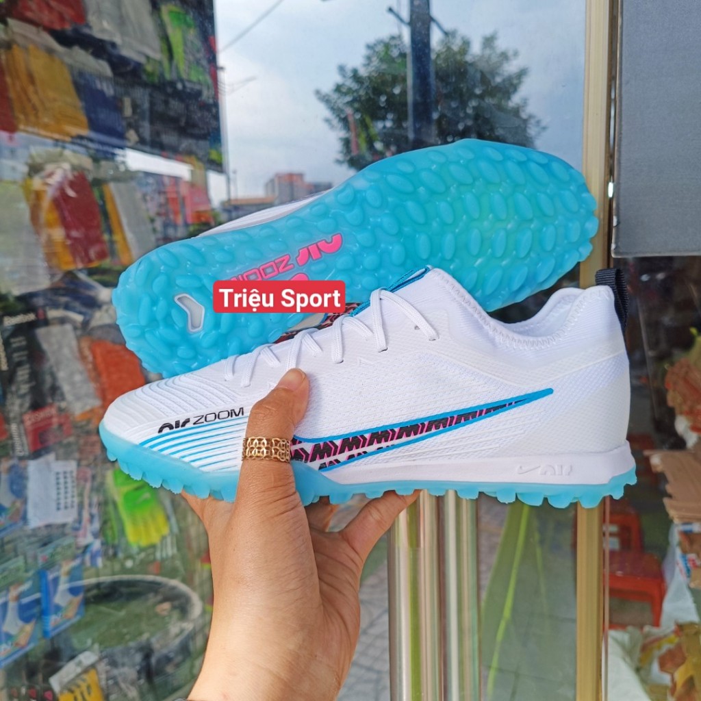 Giày đá bóng Mercurial Vapor 15 Pro Air zoom Khâu đế + hộp+ túi rút + tất