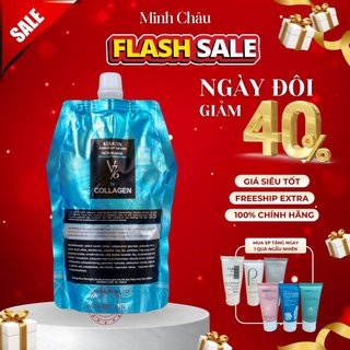 Hấp phục hồi tóc, Collagen phục hồi tóc V76 Collagen Italy 500ml, tái tạo cấu trúc, tăng đàn hồi, giữ ẩm